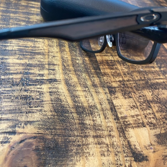 Oakley Square Matte Black Eyeglasses with original case and microfiber cloth - Picture 8 of 15